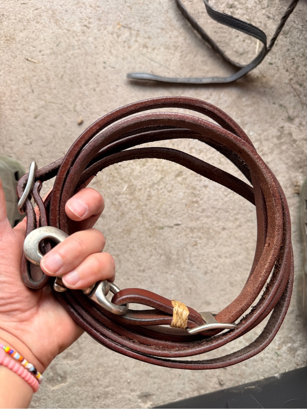Leather Western Reins 8ft